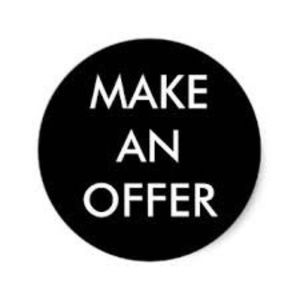 I am open to all reasonable offers!